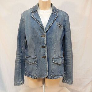 New York & Company Blue Jean Jacket